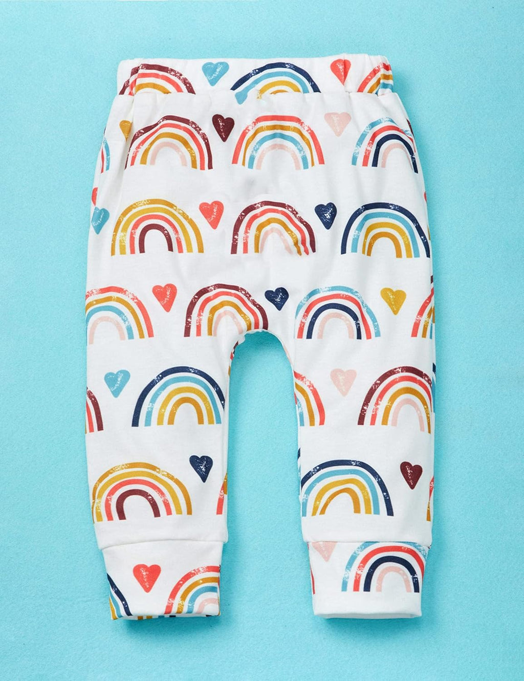 Newborn Baby Girl Clothes Outfits Infant Hoodie Rainbow Pants Cute Baby Girl Clothes 2PC Set 0 6 Months