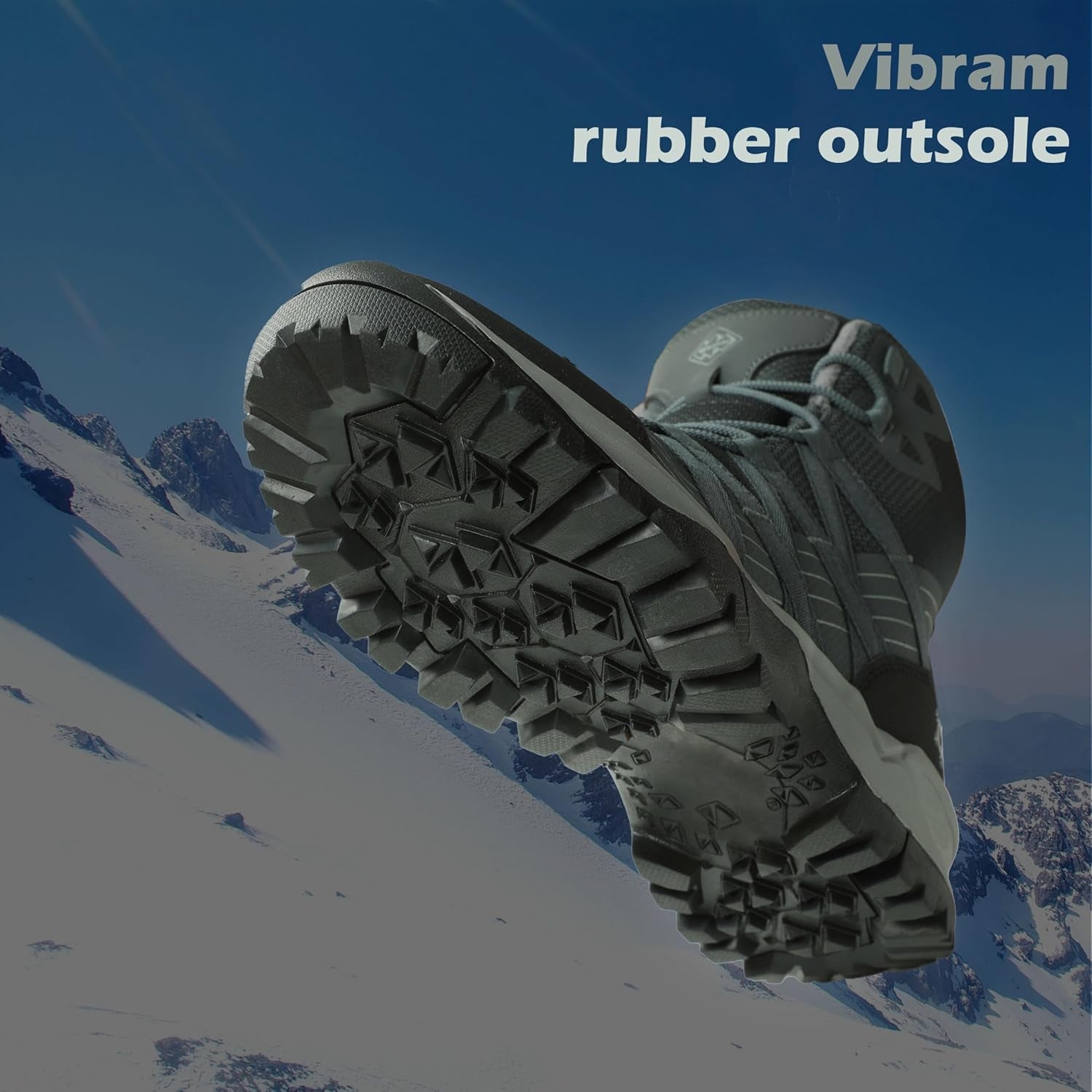 Women'S Waterproof Hiking Boots Non-Slip Work Boots Comfortable Outdoor Ankle Boots Arch Support